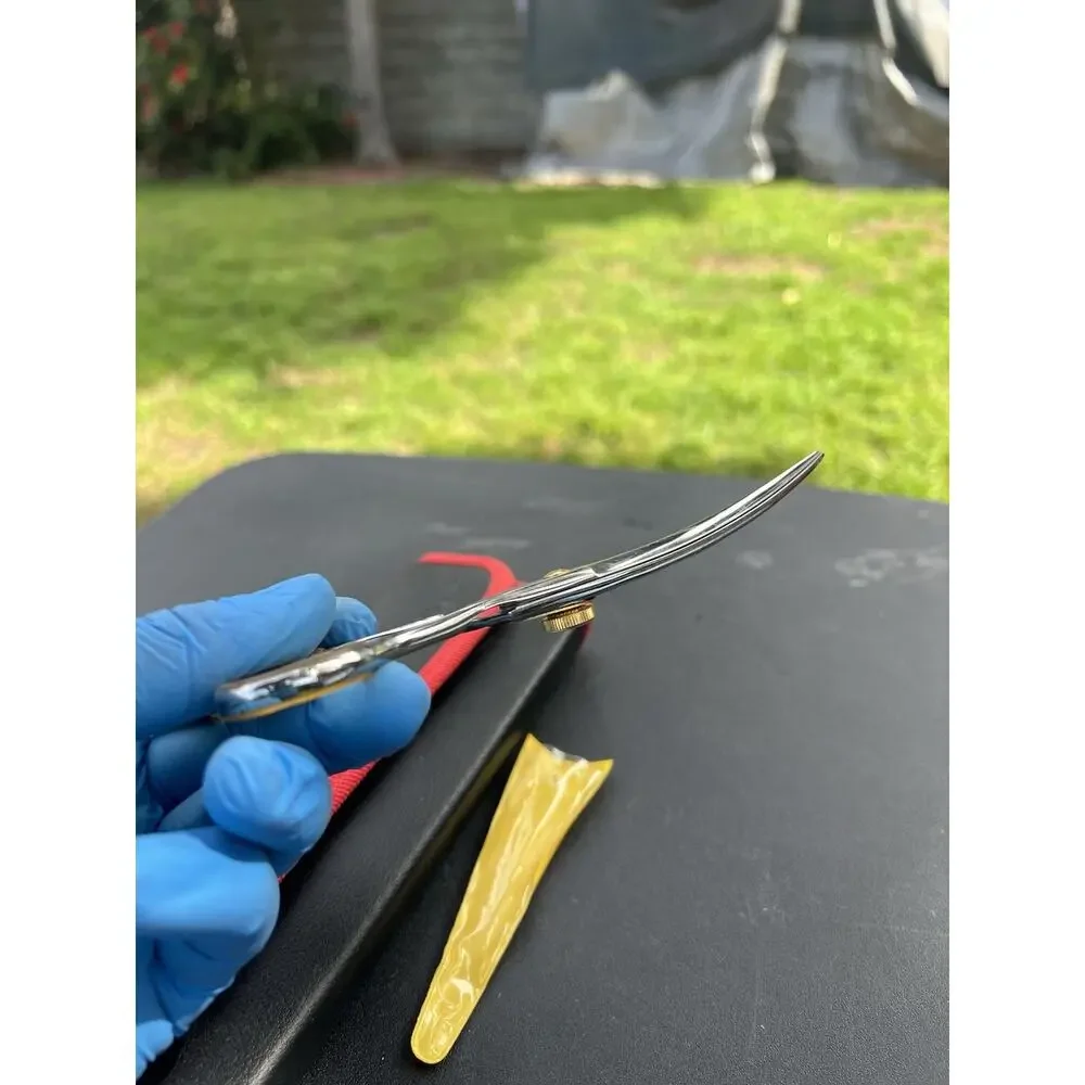 Sharf Gold Touch Grooming Pet Shear, 6.5 Inch Curved Scissors, Use Curved She...